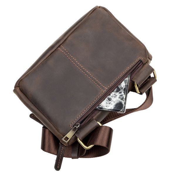 Men's bag SHVIGEL 11094 leather Brown 11094 фото