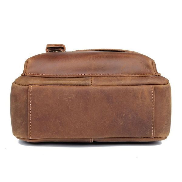 Leather men's bag Vintage 20206 Brown 20206 фото