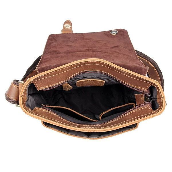 Leather men's bag Vintage 20206 Brown 20206 фото