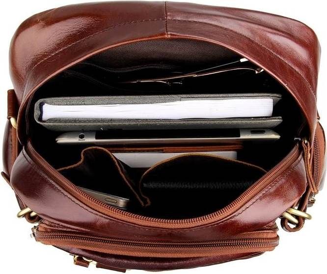 Backpack Vintage 14520 leather Brown 20716 фото