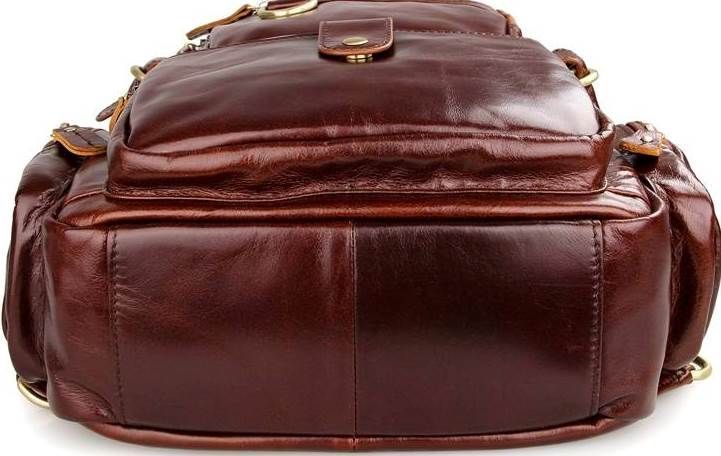 Backpack Vintage 14520 leather Brown 20716 фото