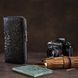 Clutch wallet made of genuine crocodile leather CROCODILE LEATHER 18016 Black 18016 фото 6