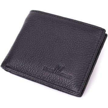 Качественный зажим из натуральной кожи ST Leather 22472 Черный VAL-01796 фото