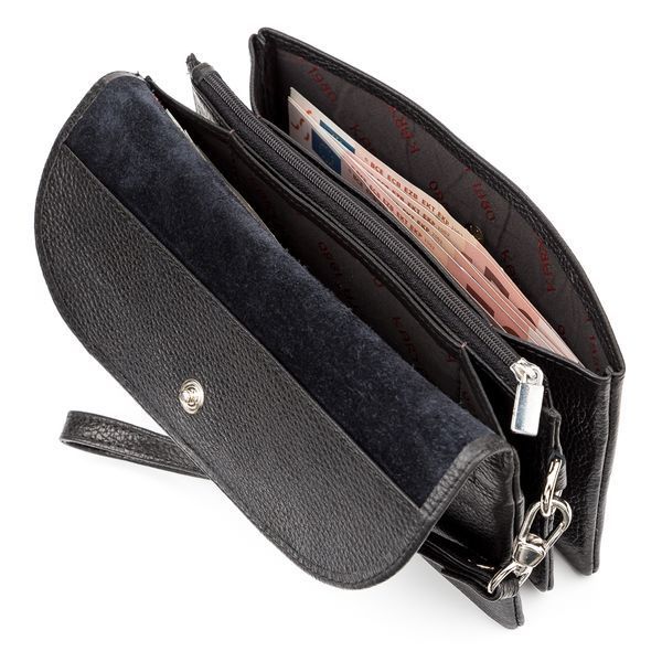 Вместительный клатч из двух частей женский ST Leather 19251 Красный 17074 фото