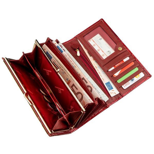 Лаковый женский кошелек ST Leather 18903 Красный 18903 фото