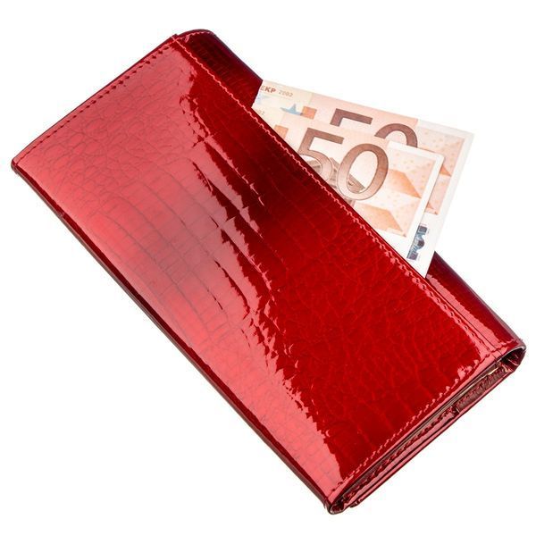 Лаковый женский кошелек ST Leather 18903 Красный 18903 фото