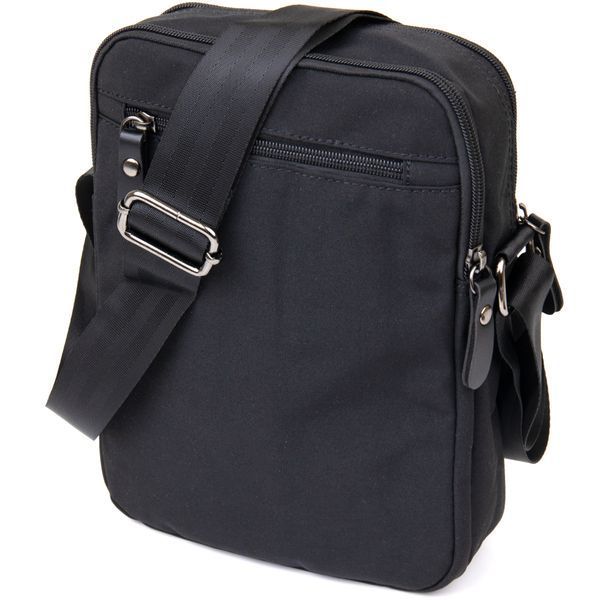 Universal textile men's bag with two compartments Vintage 20660 Black 20660 фото