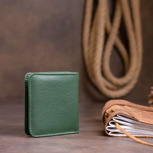 Маленький кошелек на кнопке женский ST Leather 19233 Зеленый 19233 фото