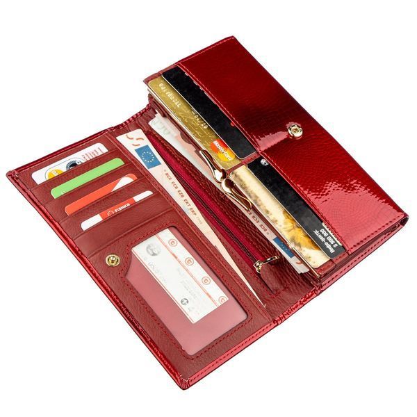 Лаковый женский кошелек ST Leather 18903 Красный 18903 фото