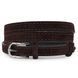 Suede elegant women's belt Vintage 20757 Dark brown 20757 фото 1