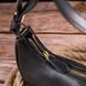 Fashionable women's hobo bag made of genuine smooth leather 21288 Vintage Black 21288 фото 9