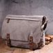 Spacious horizontal men's laptop bag made of textile 21241 Vintage Gray 21241 фото 7