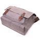 Spacious horizontal men's laptop bag made of textile 21241 Vintage Gray 21241 фото 3