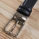 Double-sided trouser belt for men Grande Pelle 11156 Blue and Black 11156 фото 8