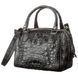 Women's bag CROCODILE LEATHER 18618 made of genuine crocodile leather Black 18618 фото 2