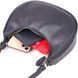 Fashionable women's hobo bag made of genuine smooth leather 21288 Vintage Black 21288 фото 6