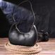 Fashionable women's hobo bag made of genuine smooth leather 21288 Vintage Black 21288 фото 7
