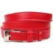 High-quality women's belt made of genuine leather Grande Pelle 21446 Red 21446 фото 1