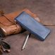 Ключниця-гаманець з кишенькою унісекс ST Leather 19349 Темно-синій 19349 фото 7
