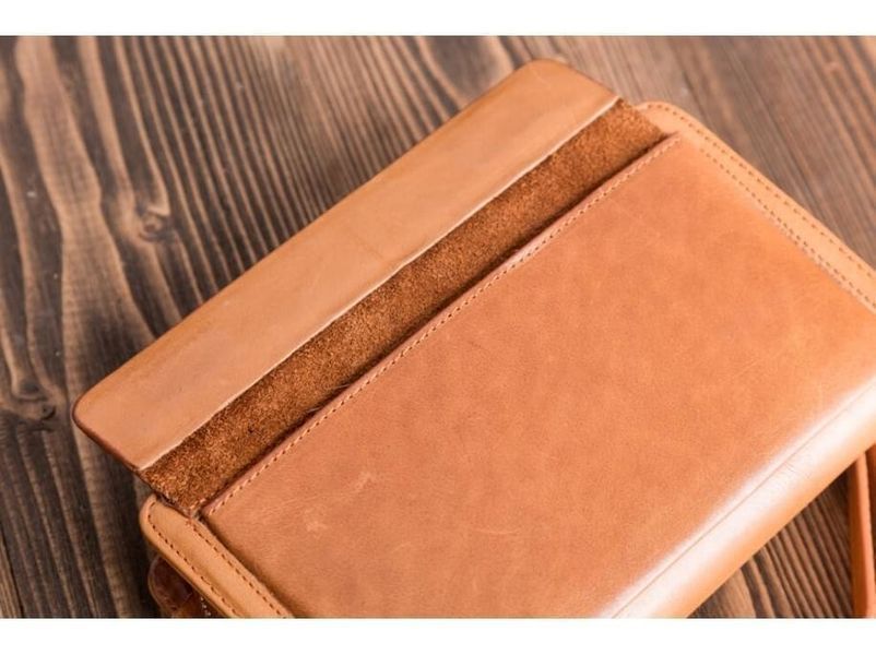 Men's clutch purse Vintage 14722 Light brown 14722 фото
