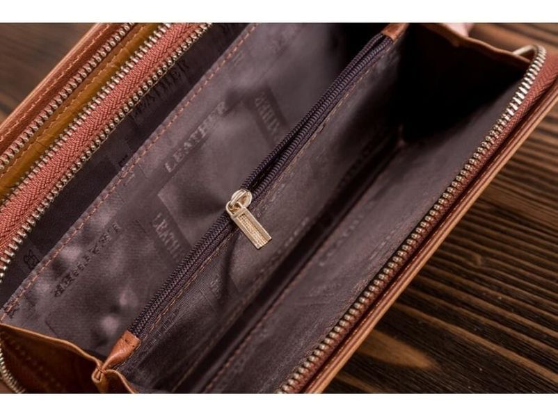 Men's clutch purse Vintage 14722 Light brown 14722 фото