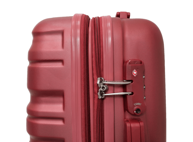 Suitcase Worldline Airtex 628/20 Small S Burgundy 628/20/60/51 фото