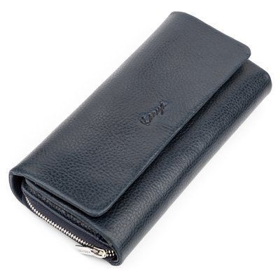 Вместительный клатч из двух частей женский ST Leather 19253 Зеленый 17076 фото