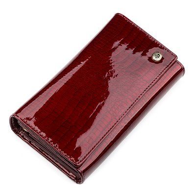 Гаманець жіночий ST Leather 18429 (S8001A) багатофункціональний Бордовий 18429 фото