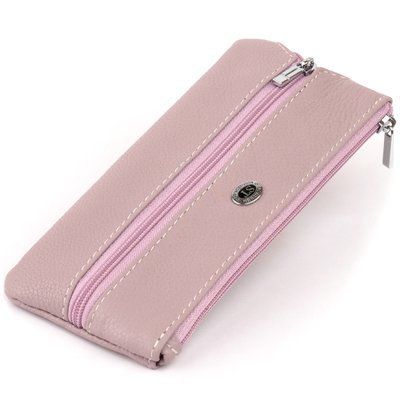 Key holder-wallet with pocket unisex ST Leather 19350 Lilac 19350 фото