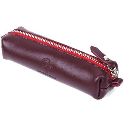 Leather key holder Grande Pelle 11386 Burgundy 11386 фото