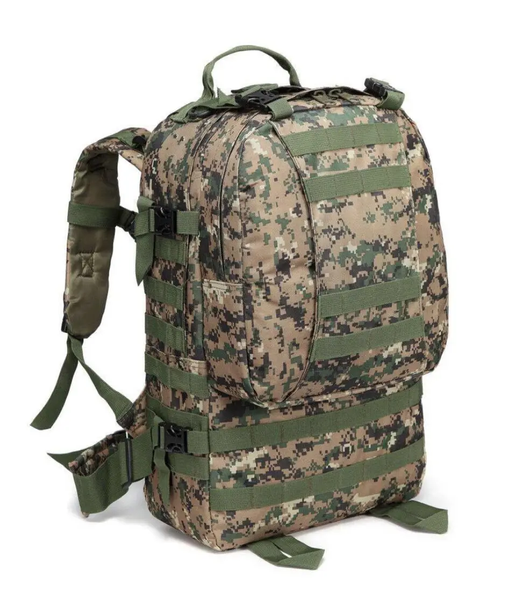 Tactical military backpack 60L with pouches for the Armed Forces of Ukraine 01002 фото