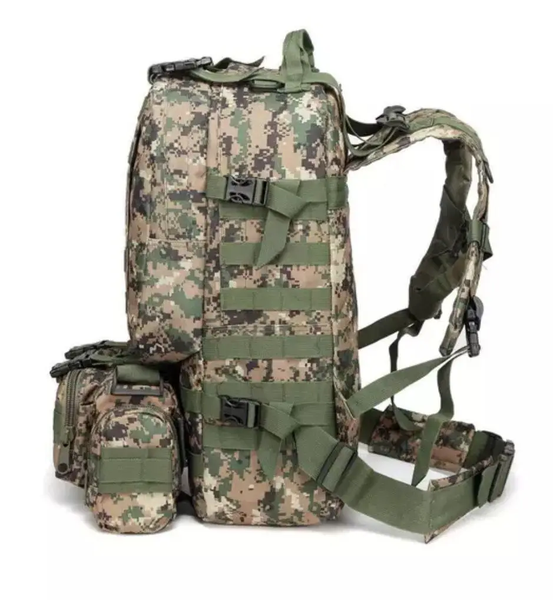 Tactical military backpack 60L with pouches for the Armed Forces of Ukraine 01002 фото