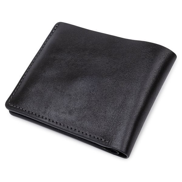 Men's glossy leather wallet GRANDE PELLE 11554 Black 11554 фото