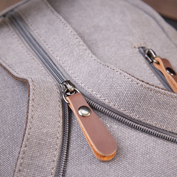Unisex textile backpack Vintage 20601 Gray 20601 фото