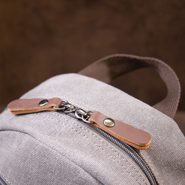 Unisex textile backpack Vintage 20601 Gray 20601 фото