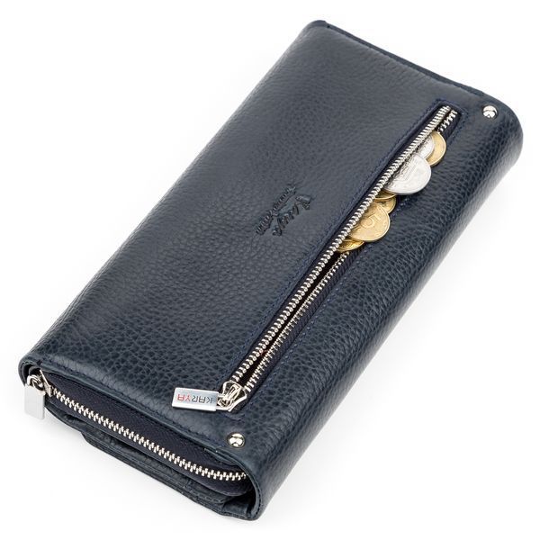 Вместительный клатч из двух частей женский ST Leather 19253 Зеленый 17076 фото