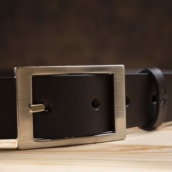 Reliable Italian leather belt GRANDE PELLE 00242 Brown 00242 фото