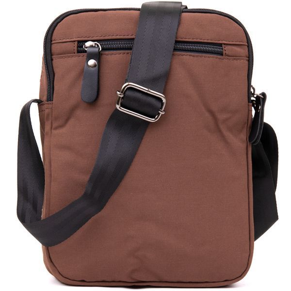 Universal textile men's bag with two compartments Vintage 20661 Brown 20661 фото