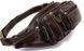 Поясна сумка об'ємна чоловічий зі шкіри Коричнева Vintage 14860 фото 2