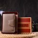 Reliable vertical wallet for women with a coin holder with a zipper made of genuine leather flotar CANPELLINI 21606 Beige 21606 фото 10