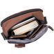 Universal textile men's bag with two compartments Vintage 20661 Brown 20661 фото 5