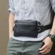 Сумка поясная зернистая кожаная Vintage 14976 Черная 14976 фото 10