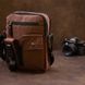 Universal textile men's bag with two compartments Vintage 20661 Brown 20661 фото 7