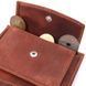 Men's vertical wallet without clasp in vintage leather KARYA 21363 Red 21363 фото 6