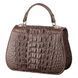 Bag CROCODILE LEATHER 18619 made of genuine crocodile leather Brown 18619 фото 2