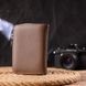 Reliable vertical wallet for women with a coin holder with a zipper made of genuine leather flotar CANPELLINI 21606 Beige 21606 фото 9