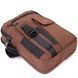 Universal textile men's bag with two compartments Vintage 20661 Brown 20661 фото 3