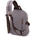 Unisex textile backpack Vintage 20601 Gray 20601 фото 2