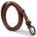 Smooth leather women's belt Vintage 20758 Brown 20758 фото 3