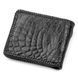 Портмоне CROCODILE LEATHER 18004 з натуральної шкіри крокодила Чорне 18004 фото 2